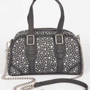 Denim Hot Fix Crossbody Bag